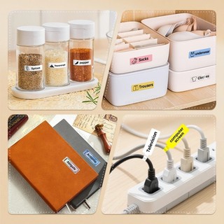 Máy In Nhiệt Không Mực D12 Máy In Nhãn Di Động Bluetooth Không Dây Mini Miếng Dán Máy In Có Máy Cắt DIY Mã Vạch Tên Giá Thẻ Máy Ghi Nhãn Máy Làm Nhãn Mini