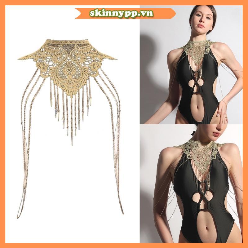 Vòng cổ dây chuyền trang sức dành cho nữ, phù hợp đồ bơi và mùa hè