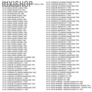 iuxishop Keenso Động Cơ Phía Ngoài Gioăng Đầu Nguồn 689 45113 cho 2 Thì 1984 đến 1995