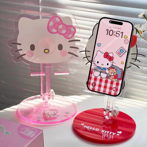 Giá Đỡ Điện Thoại Để Bàn Mèo Hello Kitty Dễ Thương Điều Chỉnh Được Độ Cao Decor Bàn Làm Việc