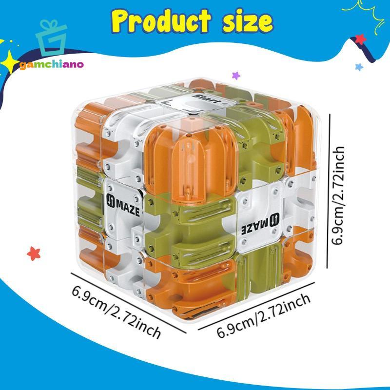 Gamchiano Mê Cung Xếp Hình Khối, Đồ Chơi Trí Tuệ, Biến Hình Mịn Mượt, Fidget Mini Quà Tặng Cho Trẻ Em Ngày Lễ Tiệc