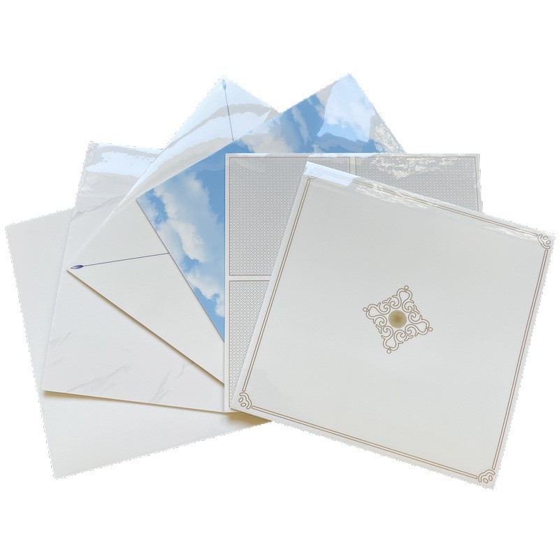 Tự Dính Trần Chống Thấm Nước Dán Tường PVC Mái Trần Chống Bẩn Miếng Dán Đơn Giản Phòng Khách Phòng Ngủ Phòng Tắm Nhà Bếp Giấy Dán Tường