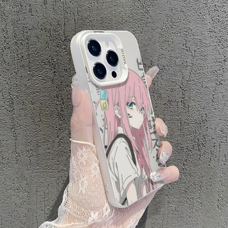 Ốp lưng Anime Bocchi The Rock dễ thương cho Redmi A5 A3 A2 A1 Note 12 11 10 8 Plus Pro MAX 10S 12S POCO C61 Ốp lưng IMD Laser cứng mờ