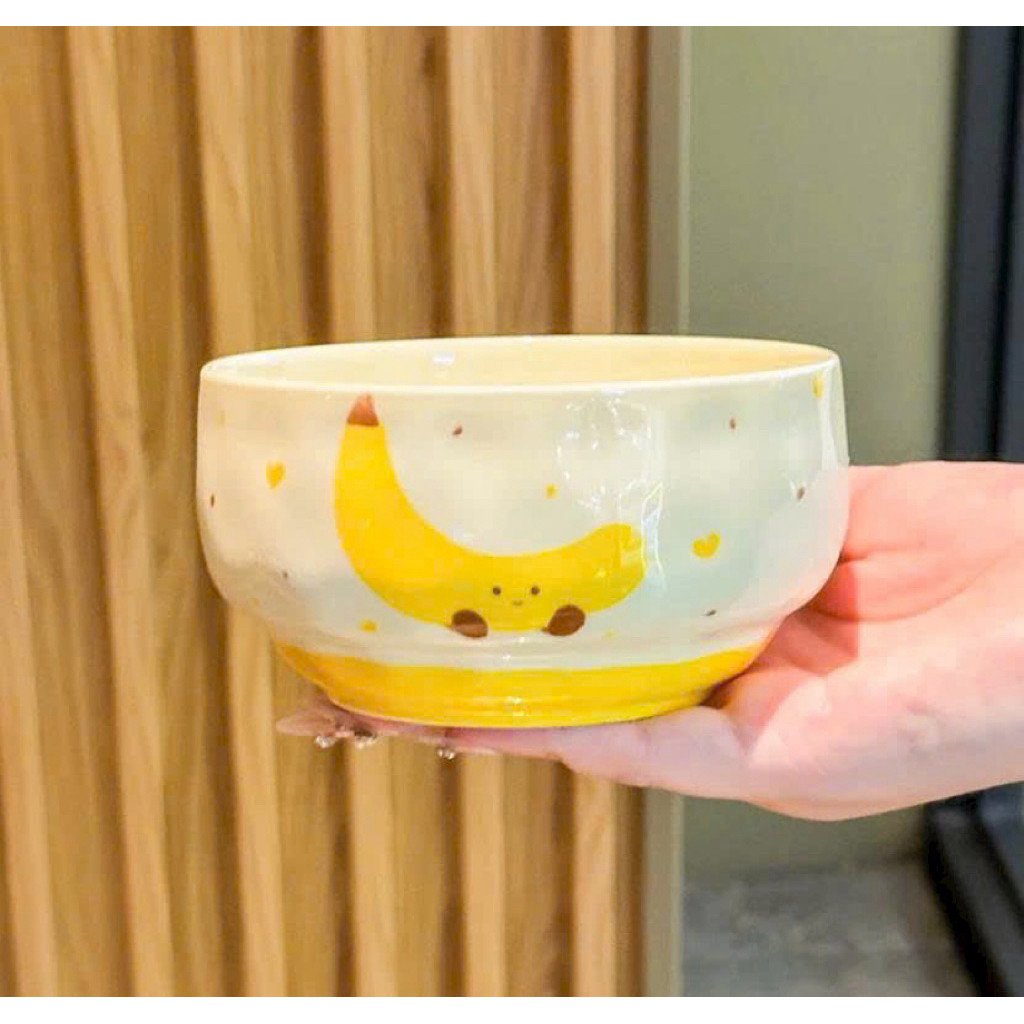SET 4 BÁT CON SỨ HÌNH TRÁI CÂY XINH XẮN, BÁT ĂN DẶM CHO BÉ, BÁT DECOR XINH XẮN, SET BÁT LÀM QUÀ TẶNG Ý NGHĨA