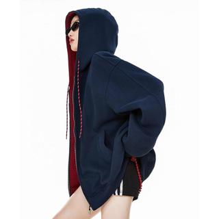 Áo nỉ nam có mũ trùm đầu phong cách preppy Mỹ, phù hợp unisex