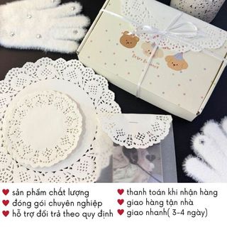 Giấy Ren Tròn Trang Trí Đồ Gói Card Decor Vintage Làm Thiệp Dán Scrapbook Timo GQ64