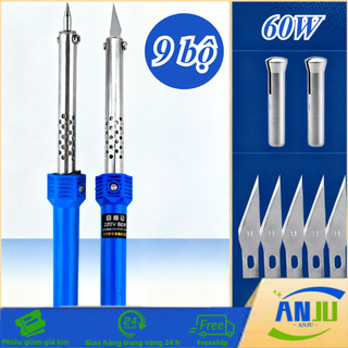 Bộ Dụng Cụ Hàn Cắt 60W Đa Năng - dụng cụ khắc, phù hợp cho DIY và sửa chữa tại nhà