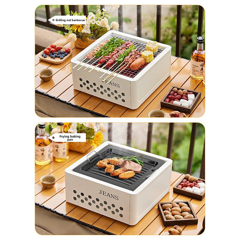 Các dụng cụ nướng BBQ và trà nướng kèm theo vỉ nướng