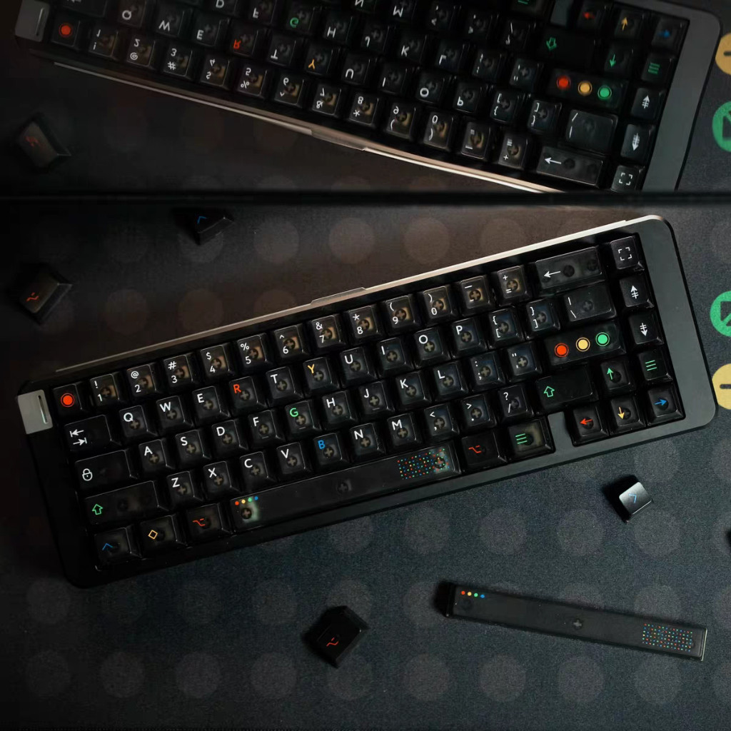 Keycap Retro Dark Lights PC cherry profile Keycap Aifei Traffic xuyên led bàn phím Polabe Commerce | BigBuy360 - bigbuy360.vn