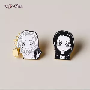 AqToCna Truyện Tranh Cô Gái Nana Men Pin Cổ Điển Anime Nhật Bản Nhân Vật Thổ Cẩm Ve Áo Bapa Huy Hiệu Hoạt Hình Trang Sức Quà Tặng AqToCna