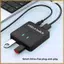Công tắc chia sẻ máy in USB 3.0 2 trong 1 Out 2 máy tính Chia sẻ 1 máy in USB Máy in 2 trong 1 Sharer Bàn phím chuột Udisk Bộ điều khiển bên ngoài đĩa cứng