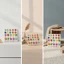 Inset Puzzle Giáo dục Bảng xếp hình bằng gỗ Đồ chơi đầy màu sắc chắc chắn cho trẻ mới biết đi, gia đình, mẫu giáo