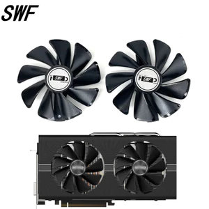 Quạt làm mát i-CF1015H12D cho Sapphire Radeon RX 470 480 580 570 Phiên bản khai thác NITRO RX580 RX480 Quạt làm mát thẻ Video chơi game- *