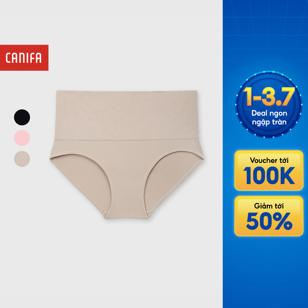 Quần lót nữ CANIFA cạp cao mềm mại co giãn tốt 6UP26A003