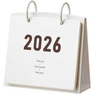 Lịch TUYỆT VỜI 2026, Giấy dày Knickknacks Lịch để bàn, Xuất hiện cao sáng tạo Lịch trình đơn giản Đồ dùng học tập