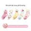 Bộ 5 Đôi Tất Trẻ Em Xuân Hè, Nhẹ Dễ Thương, Vải Cotton, Thiết Kế Lưới Thoáng Khí.