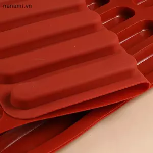 Tiramisu Finger Cookiesmercial Silicone Non-sti Diy Dụng cụ làm bánh cho gia đình Chịu nhiệt độ cao 15 khuôn [VN]