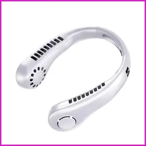 Quạt Cho Cổ 5 Tốc Độ Yên Tĩnh Không Lưỡi Tiện Ích Có Màn Hình LED Xung Quanh Cổ Quạt Cho Du Lịch Mùa Hè Cắm Trại lyuvn
