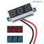 Đồng hồ đo điện áp kế kỹ thuật số LED DC 5-30V 0,28 Inch cho ô tô tự động di động [Vn]