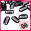 JASMINE 10 / 100 Toupee tóc giả kẹp snap clip w / cao su ba tóc nối dài 8 răng JASMINE