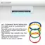 Belleshopp 4 Cái Máy uốn ống đồng AC Thiết kế đàn hồi Máy điều hòa không khí Pe để uốn ống dễ dàng