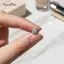 AqToCna 1 Đôi Bông Tai Hợp Thời Trang Trang Sức Bạc Tròn Zircon Bông Tai Nữ Ngăn Ngừa Dị Ứng Dự Tiệc Phụ Kiện Quà Tặng AqToCna