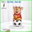 HT3 2026 Thế Giới Bóng Đá Trận Đấu Đứng Tấm Acrylic Đứng Ký Hình Đứng Anime Để Bàn Trang Trí TH3