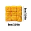 QEARY Dừa Cube Bóp Đồ Chơi, Chiên Thịt Viên Thực Phẩm Chiên Mềm BópToy, Đồ Chơi Cảm Giác Mới Lạ Chân Mèo Mô Phỏng Ngộ nghĩnh Bóp Thực Phẩm Đồ Chơi Lo Âu Phát Hành