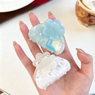 Kovoi / Ngọt Ngào Dễ Thương Nhiều Màu Sắc Hoa Tóc Nữ Vừa Lấy Kẹp Nửa Cà Vạt Đầu Công Chúa Cá Mập Kẹp Tóc Phụ Kiện Tóc