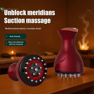 BeautifulHomeA Điện Kinh Tuyến Bàn Chải Chống Gua Sha Máy Mát Xa Toàn Thân Rung Hotpress Cạo Lymphatic Thoát Nước Chăm Sóc VN