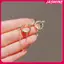 JASMINE Sáng Tạo Kính Khung Kim Loại Thổ Cẩm Kính Mát sel Dây Xích Ve Áo Pin Hoạt Hình Bapa Quần Áo Huy Hiệu Corsage Trang Sức Thời Trang Quà Tặng JASMINE