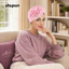 SHUPUN Đính Hạt Mũ Turban, Ngọc Trai Thoáng Khí Đính Hạt Đầu Hoa Quấn, Hợp Thời Trang Nhẹ Co Giãn Mũ Bonnet Nữ