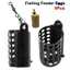 CQCJ 5 Cái Lồng Dụ Câu Cá, Dụng Cụ Câu Cá 20g-60g Lồng Ăn Câu Cá, Giỏ Mồi Bẫy Di Động Bằng Thép Không Gỉ Vuông Bền Đẹp