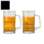 Thai| Cốc bia treo tường dày 500ml, Kính chịu lực bền, Dễ dàng làm sạch & Máy rửa chén an toàn cho các bữa tiệc