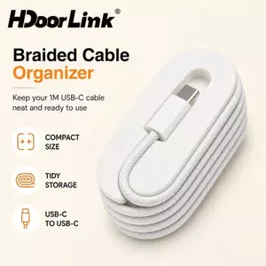 HdoorLink Di Động Cuộn Cáp Tổ Chức Để Bàn Cáp Tổ Chức Phù Hợp Cho Cáp Dữ Liệu 1m Cho Văn Phòng Tại Nhà Du Lịch