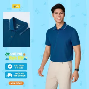 Áo Polo Nam YODY Ngắn Tay Phối Bo MCPO26A062
