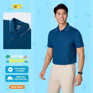 Áo Polo Nam YODY Ngắn Tay Phối Bo MCPO26A062