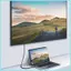 Cáp nối dài USB C GODD 90 độ Gen 2 USB-C 3 1 Cáp Video nam sang nữ
