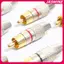 JASMINE 10 Chiếc RCA Cắm Âm Thanh Video Loing Cáp Nam Kết Nối Mạ Vàng JASMINE