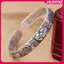 JASMINE Retro s Pixiu Charms Vòng Tay Nam Bạc 925 Thiết Kế Đơn Giản Phong Cách Trung Hoa Độc Đoán Mở Lắc Tay Trang Sức JASMINE