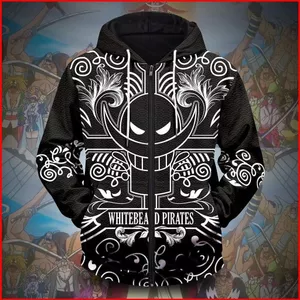 ONE PIECE Anime Áo Khoác Cosplay Dài Tay Áo Casaul Rời Unisex Áo Hoody Plus Kích Thước