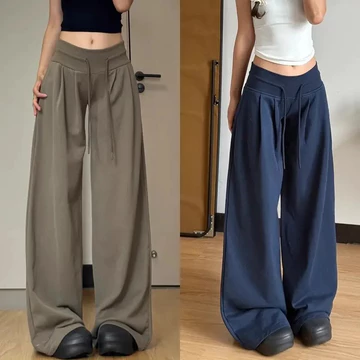 Quần thể thao nữ dáng rộng Quần ống rộng Quần ống rộng mùa hè Quần ống rộng mỏng