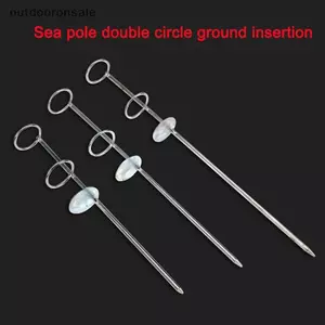 Giá đỡ thanh đúc 30 / 37 / 47cm Vòng tròn đôi nối đất cắm cần câu FSI