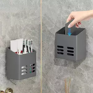 Ziyulinyuk Kệ Phòng Tắm Trang Điểm Sắp Xếp Lưu Trữ Không Khoan Vệ Sinh Kệ Treo Tường Sản Phẩm Chăm Sóc Da Ra Phụ Kiện Phòng Tắm VN