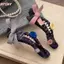 HFSHY 1 Cái Nữ Tóc Barrette Xanh Kẻ Sọc Nơ Nút Trang Trí Nhẹ Nhàng Tay Không Tóc Kẹp Hư Tổn Cho Hẹn Hò Hàng Ngày VN