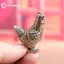 GE Đồng Chắc Chắn Hen Tượng Nhỏ Để Bàn Đồ Trang Trí Vintage Cung Hoàng Đạo Động Vật Các Bức Tượng Mẫu Luy Trang Trí Nhà Cửa Thủ Công Phụ Kiện VN