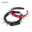 AqToCna Gothic Punk Cho Bé Gái Ren Đinh Tán Băng Đô Quấn Tóc Trang Phục Hóa Trang Độc Đáo Phụ Kiện Đảng Đạo Cụ Nữ Quà Tặng AqToCna