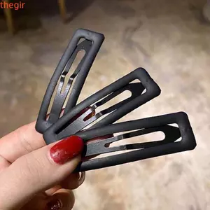 THEGIRL8B Kẹp Tóc Hình Học Phụ Kiện Tóc Trang Điểm Kẹp Tóc Chống Trơn Trượt Nữ Màu Nổ Kẹp