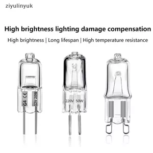 Ziyulinyuk 12V 220V 2 Chân Loại G4 / G5.3 / G9 Đèn Halogen 20W / 25W / 35W / 40W Trong Suốt Mỗi Bóng Đèn Để Trang Trí Nhà VN