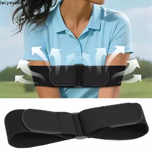 LACYESUK Golf Swing Hỗ trợ huấn luyện, Đai chỉnh sửa Golf có thể điều chỉnh màu đen, Dây đeo xoay Golf đàn hồi bền thoải mái di động Thể thao ngoài trời